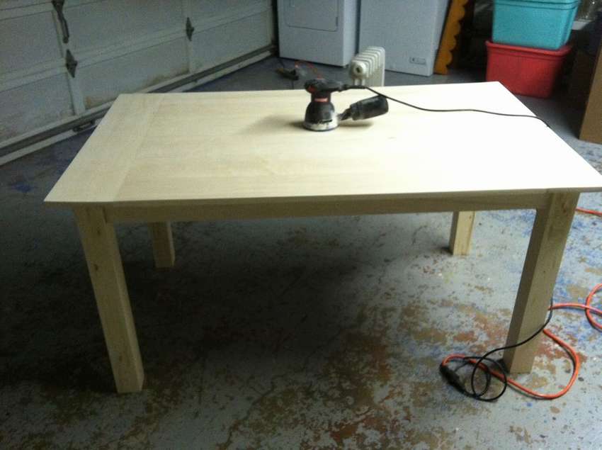 кухонный стол из дерева своими руками