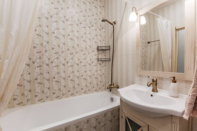 Ванная комната в стиле кантри - Дизайн интерьера фото