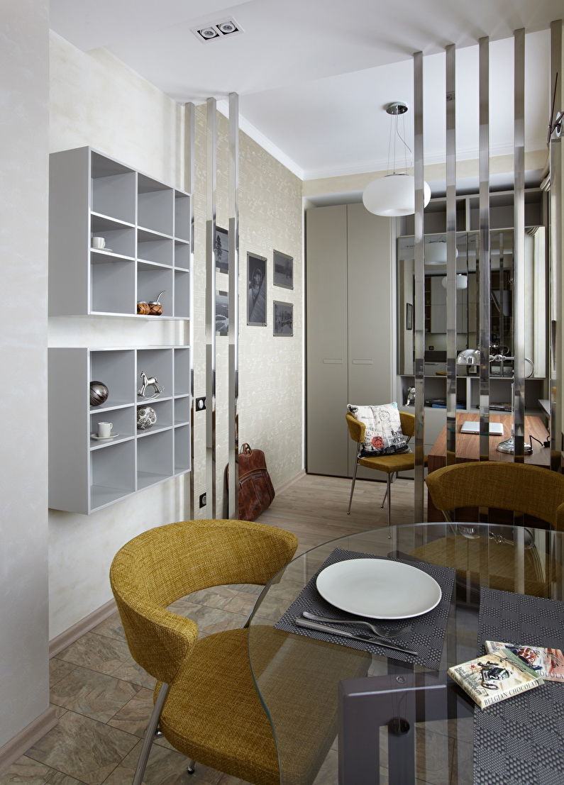 Интерьер маленькой квартиры в современном стиле