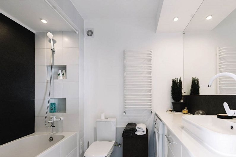 Дизайн ванной комнаты в квартире-студии