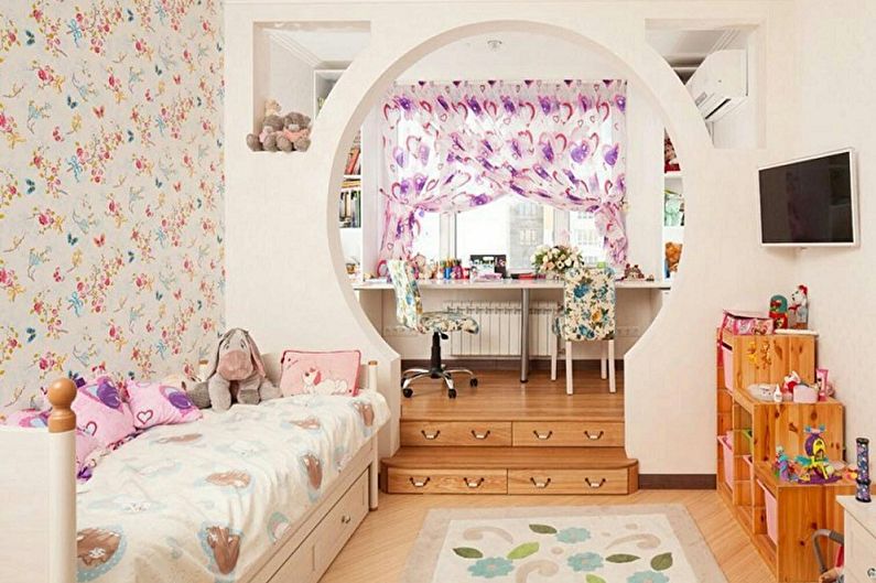 Как зонировать комнату для родителей и ребенка - Зонирование комнаты перегородками