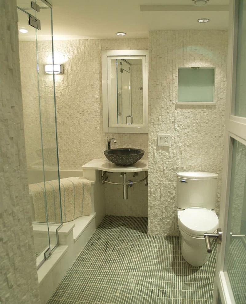 Дизайн маленькой ванной комнаты 2