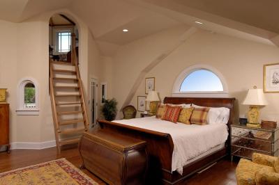 Потолок из гипсокатона для спальни 12-14 м 10