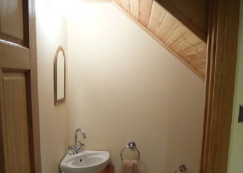 Туалет под лестницей и другие варианты использования подлестничного пространства