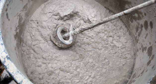 Приготовление цементного раствора