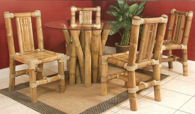 Плетёная мебель из бамбука