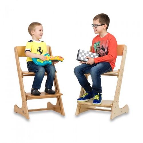 Детский деревянный растущий стул фото