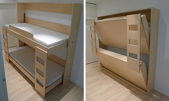 Встроенная кровать для спальни