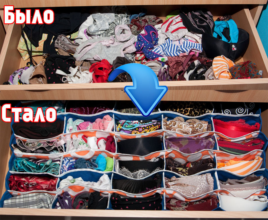 Правильное и удобное хранение нижнего белья в шкафу: правила и методы