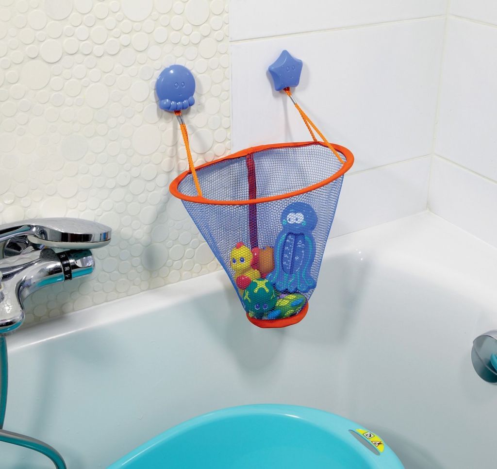 Сетка для хранения игрушек в ванной