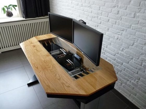 Компьютерный стол своими руками: инструкция для 