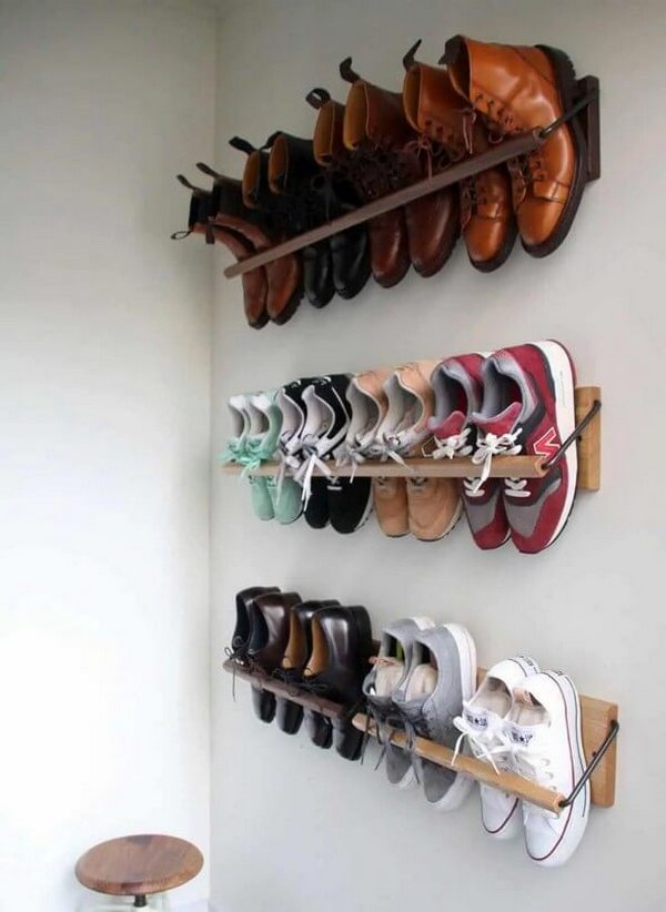 Идеи хранения обуви